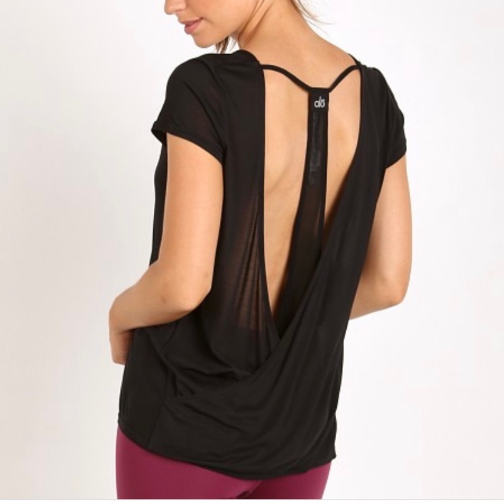 Alo Raw short sleeve workout top